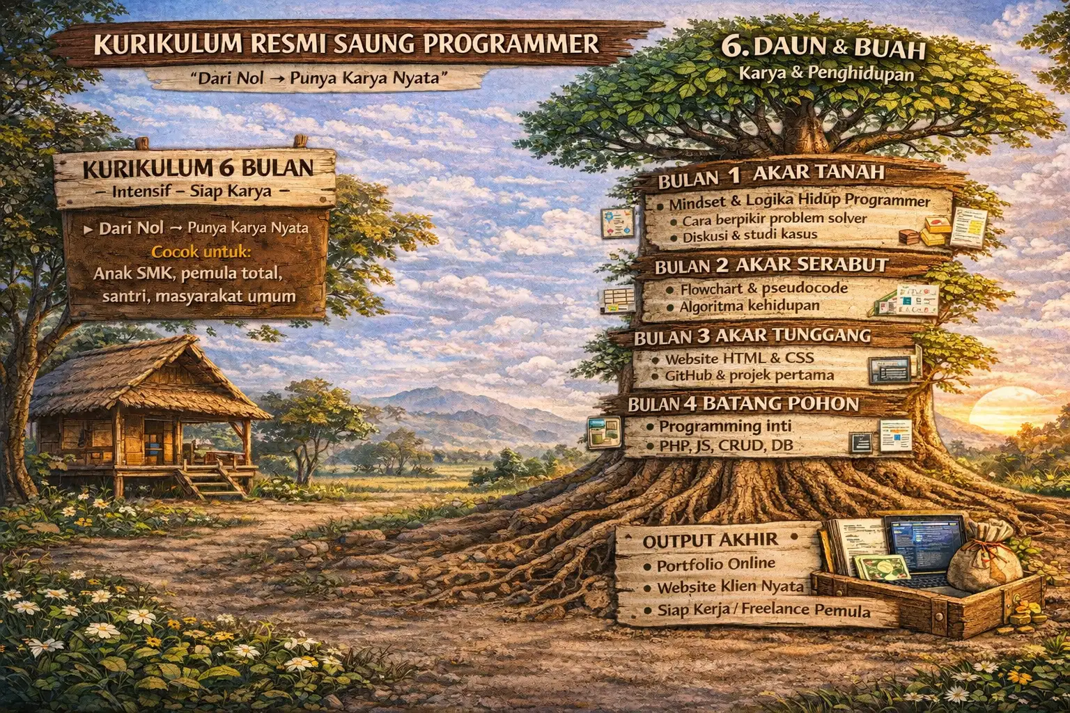 Visualisasi Roadmap Kurikulum