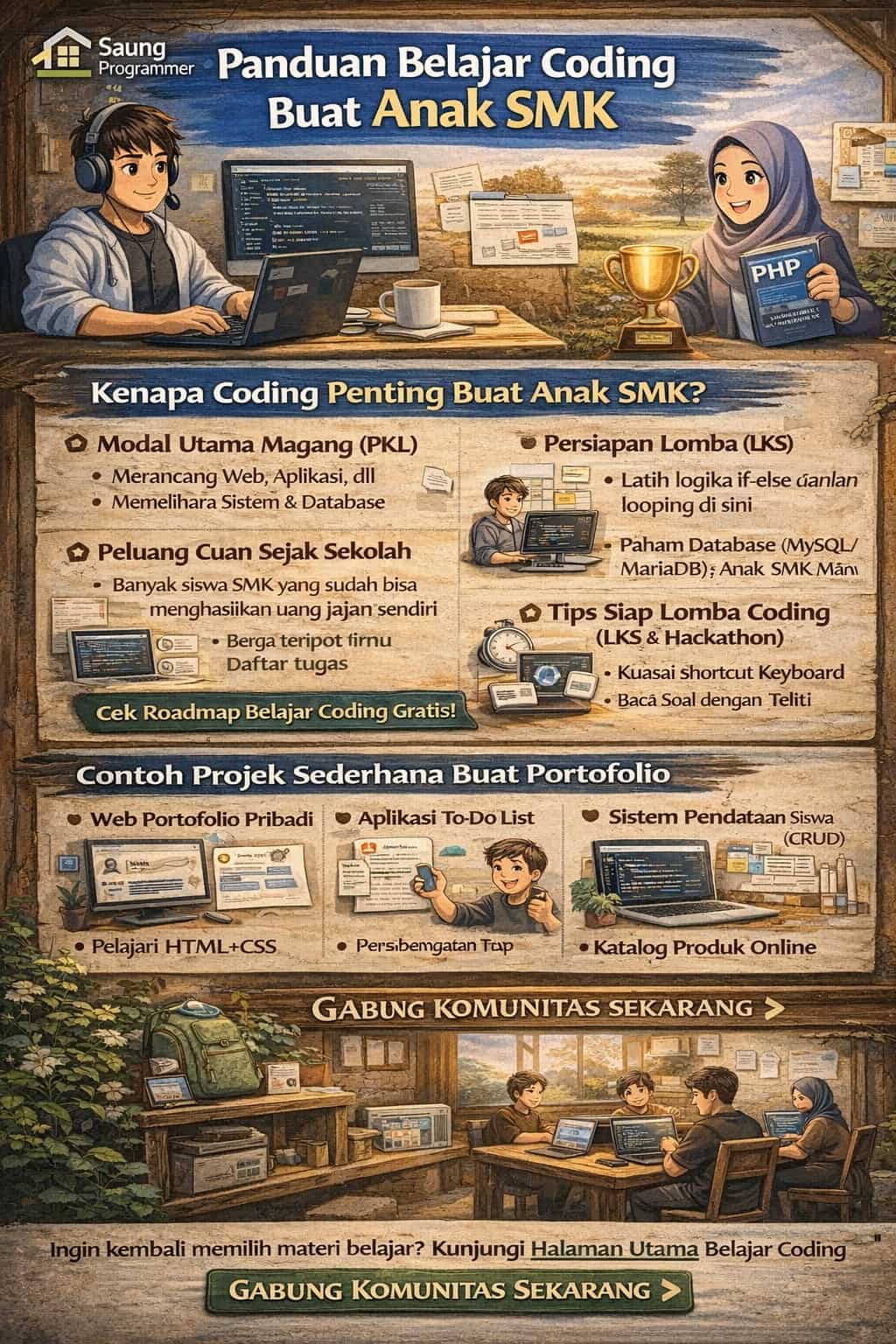 Program Belajar Coding Gratis untuk Anak SMK & Pemula