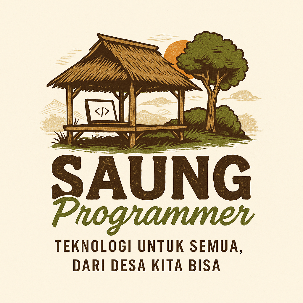 Saung Programmer Teknologi untuk Semua, dari Desa Kita Bisa