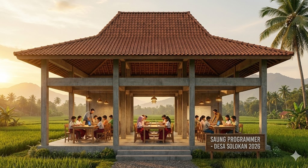 Dari Desa untuk Dunia Digital Visi Besar Membangun "Saung Programmer" di Solokan 2026